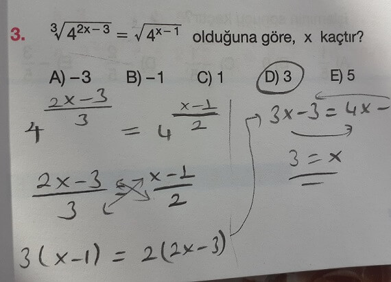 Matematik Soru Çözümü